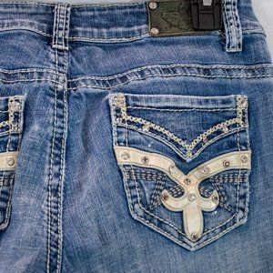 Wired Heart Jeans, Size 30, Worn Condition